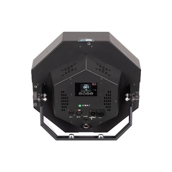 Proiettore led ottogonale Vintage X 64x3W RGB + 4x60W Ambra