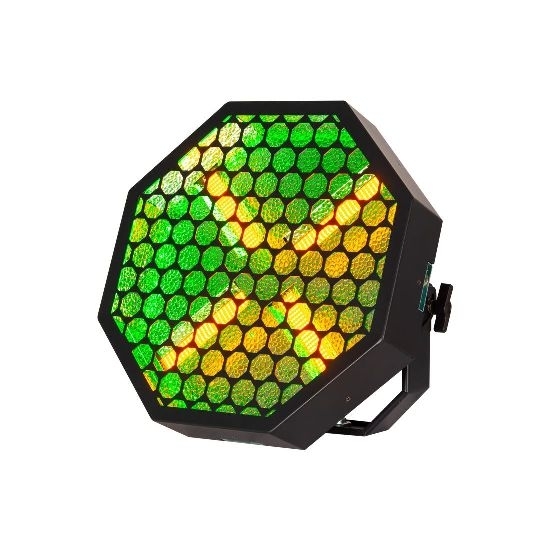 Proiettore led ottogonale Vintage X 64x3W RGB + 4x60W Ambra