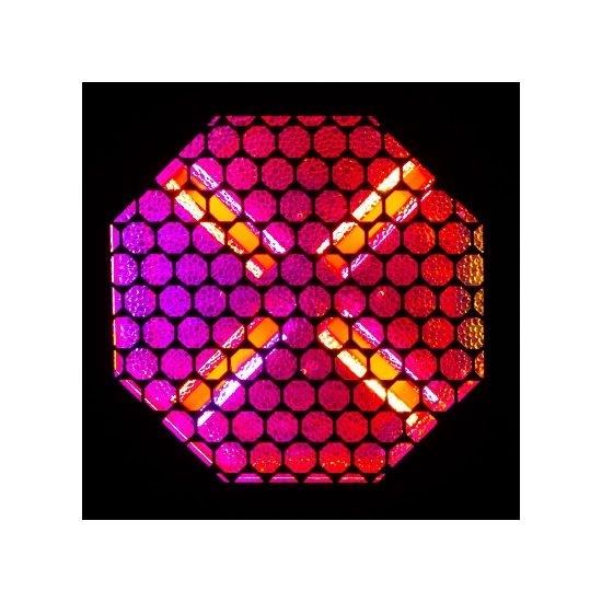 Proiettore led ottogonale Vintage X 64x3W RGB + 4x60W Ambra
