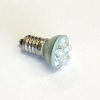 DICROICA LED E14 230V AC 6 LED BIANCO CALDO 90°