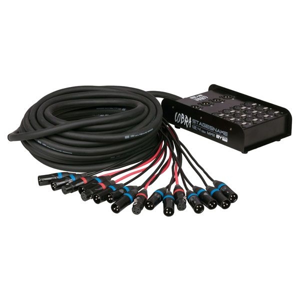 D961715 ciabatta audio COBRAX 12/4 con cavo frusta 15m