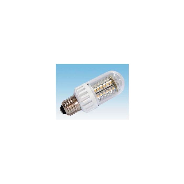 LAMPADINA LED E27-LB 230V AC 60 LED BIANCO CALDO