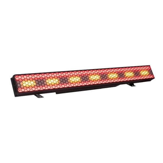 Elecktron Bar FX 300W 7 led da 40W Ambra + 528 led da 0,5W RGB