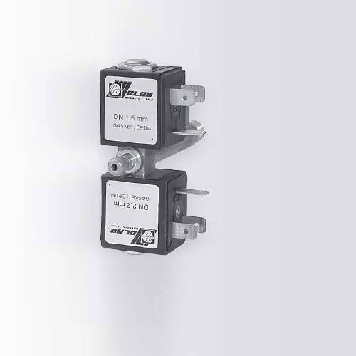 Elettrovalvola 2/2 vie doppia a combinazione di portate serie 6354 230V 50Hz 9VA