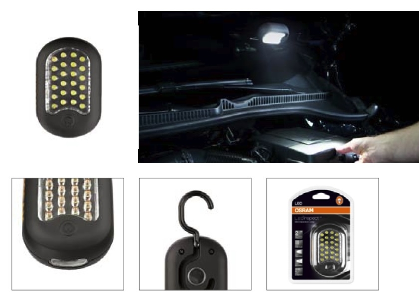 Torcia a led da ispezione compatta a batteria mini 125
