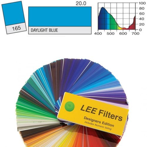 FOGLIO GELATINA LEE FILTERS #165# DAYLIGHT BLUE 0,61mt. X 0,53mt.