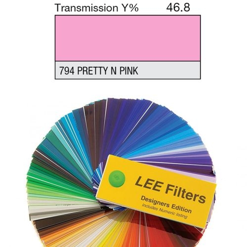 FOGLIO GELATINA LEE FILTERS #794# PRETTY PINK 0,61mt. X 0,53mt.