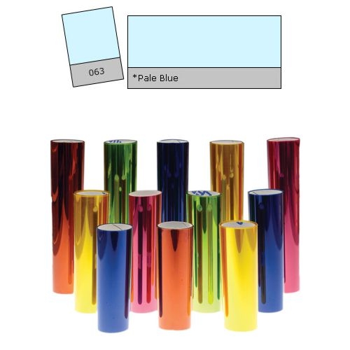 ROTOLO GELATINA LEE FILTERS #063# BLU PALLIDO 7,62mt X 1,22mt.