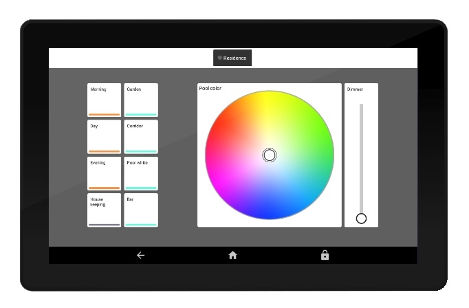 Touch screen a muro per controllo remoto Natouch-1