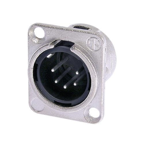 Connettore XLR a pannello 5P maschio Neutrik