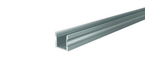 Profilo alluminio alto AU-02-10 anodizzato 2 m strisce led 11mm