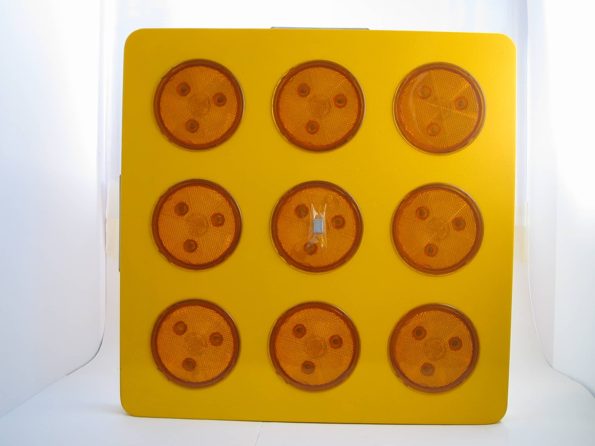 Rombo led gialli lampeggianti
